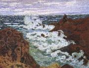 cesar franck, an impressionist seascape storm at agay